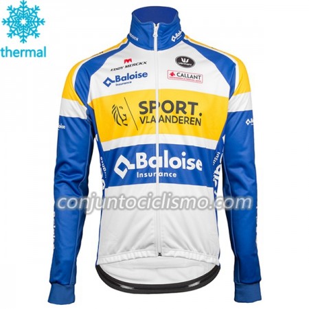 Maillot Invierno Termico 2018 Sport Vlaanderen-Baloise N001
